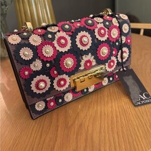 NWT Zac Posen Earthette Floral Bag